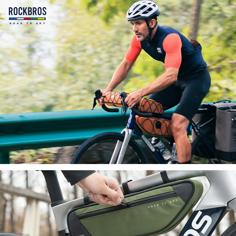 Load image into Gallery viewer, ROCKBROS Bike Triangle Bag-Road to sky
