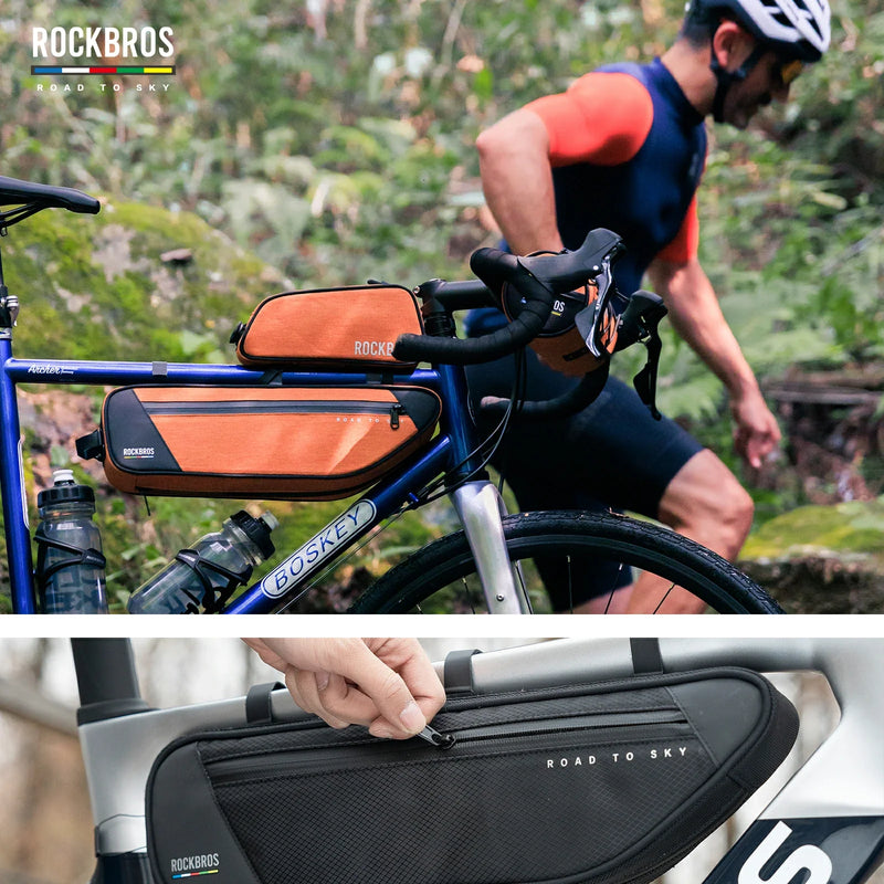Load image into Gallery viewer, ROCKBROS Bike Triangle Bag-Road to sky
