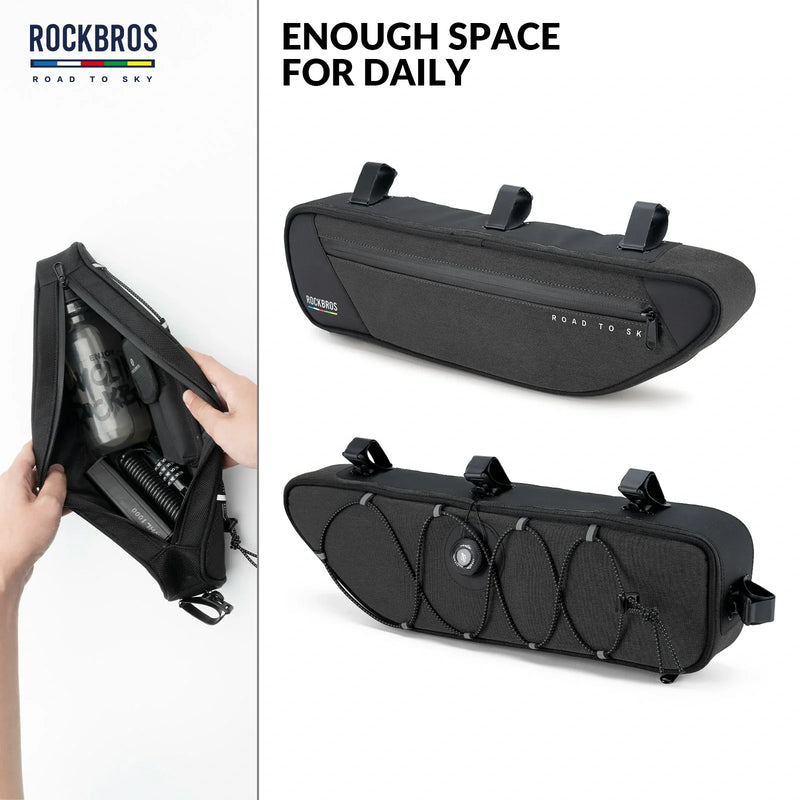 Load image into Gallery viewer, ROCKBROS Bike Triangle Bag-Road to sky
