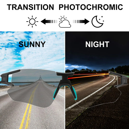 Adaptive Cycling Goggles with Complete UV Protection