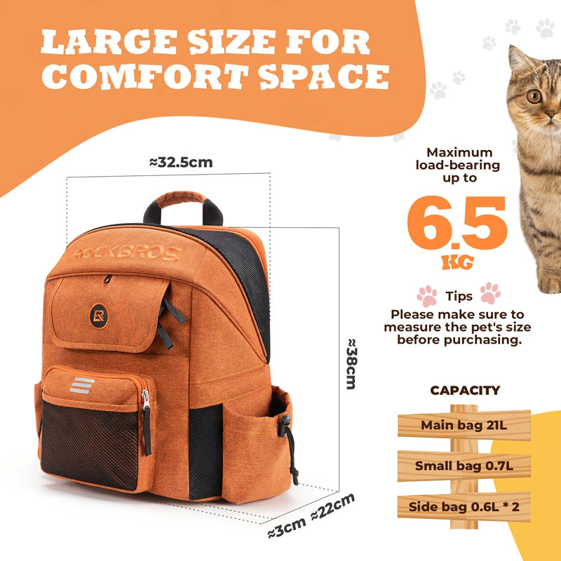 Load image into Gallery viewer, ROCKBROS Folding Bike Pet Bag  Backpack
