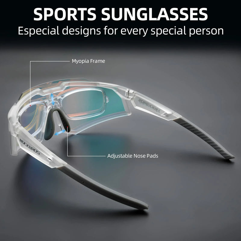 Load image into Gallery viewer, Unisex Transition Sports Sunglasses for Cycling
