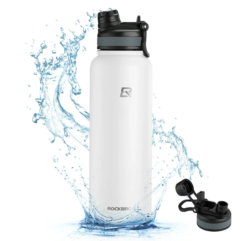 Load image into Gallery viewer, ROCKBROS Stainless Steel Insulated Water Bottle with Straw
