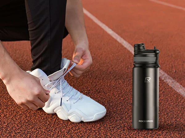 Load image into Gallery viewer, ROCKBROS Stainless Steel Insulated Water Bottle with Straw
