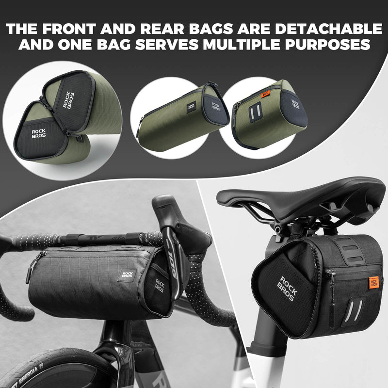 Load image into Gallery viewer, ROCKBROS Versatile 2 in 1 Bike Bag Waterproof Handlebar Bag With Shoulder Strap
