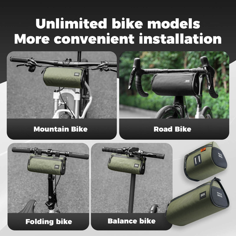 Load image into Gallery viewer, ROCKBROS Versatile 2 in 1 Bike Bag Waterproof Handlebar Bag With Shoulder Strap
