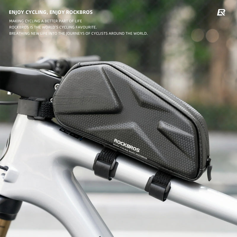 Load image into Gallery viewer, ROCKBROS 076 Hard Shell Bike Top Tube Frame Bag Pouch 1.4L
