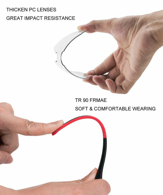 Adaptive Cycling Goggles with Complete UV Protection