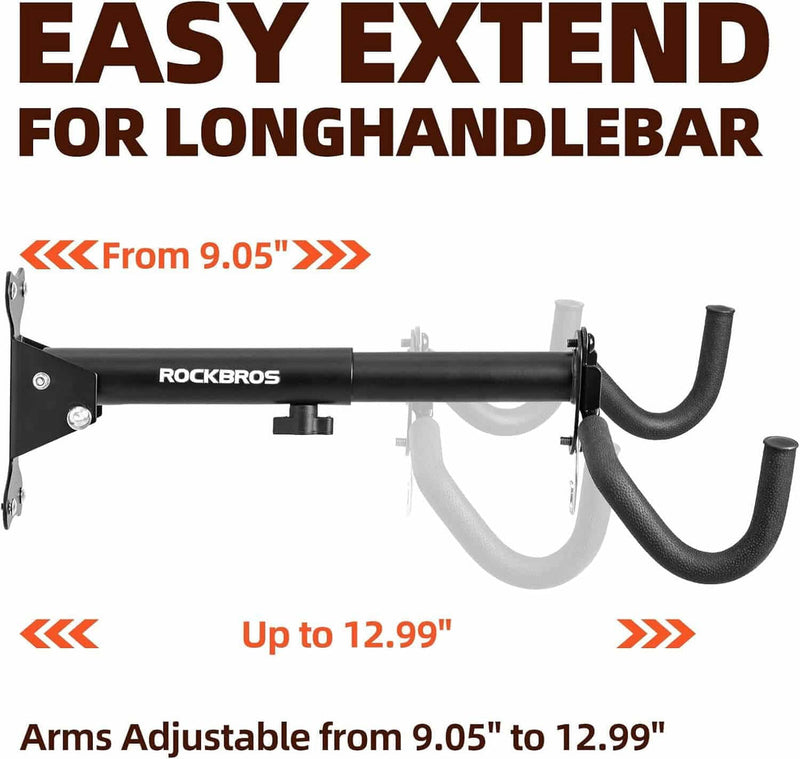 Load image into Gallery viewer, ROCKBROS Wall-Mounted Bike Holder 33 lb Capacity
