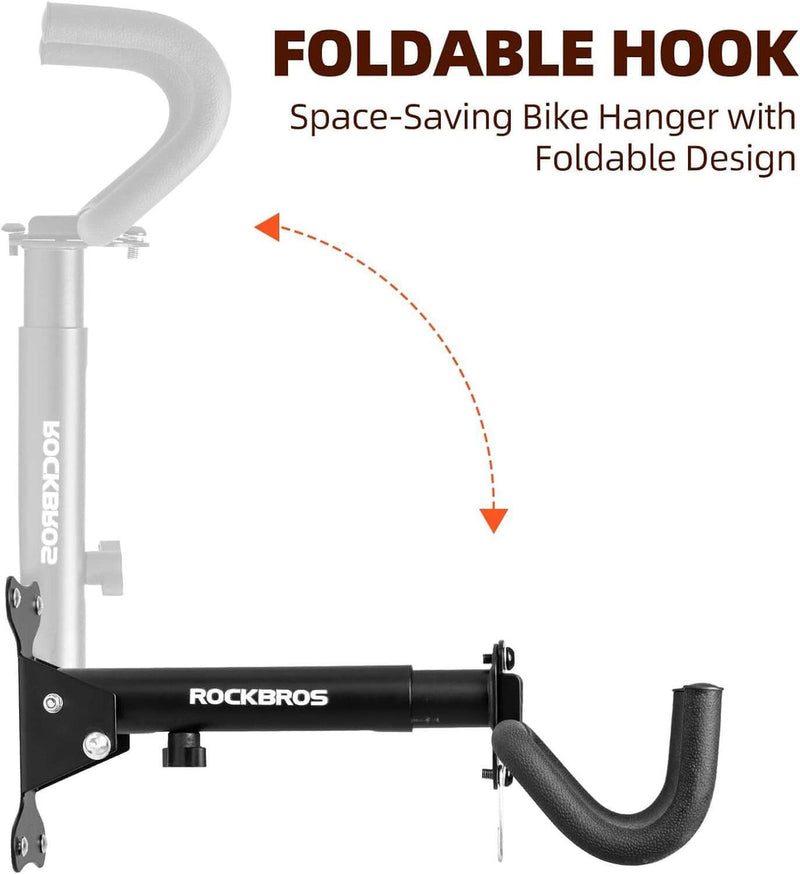 Load image into Gallery viewer, ROCKBROS Wall-Mounted Bike Holder 33 lb Capacity
