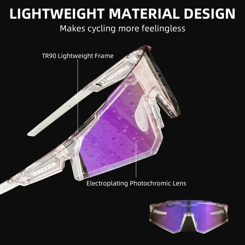 Load image into Gallery viewer, Unisex Transition Sports Sunglasses for Cycling
