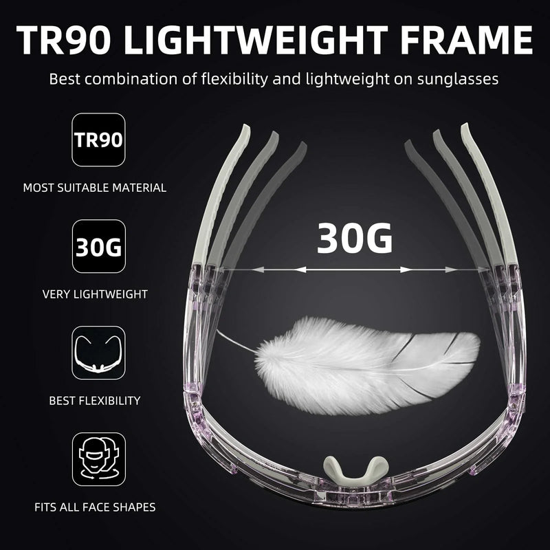 Load image into Gallery viewer, Unisex Transition Sports Sunglasses for Cycling
