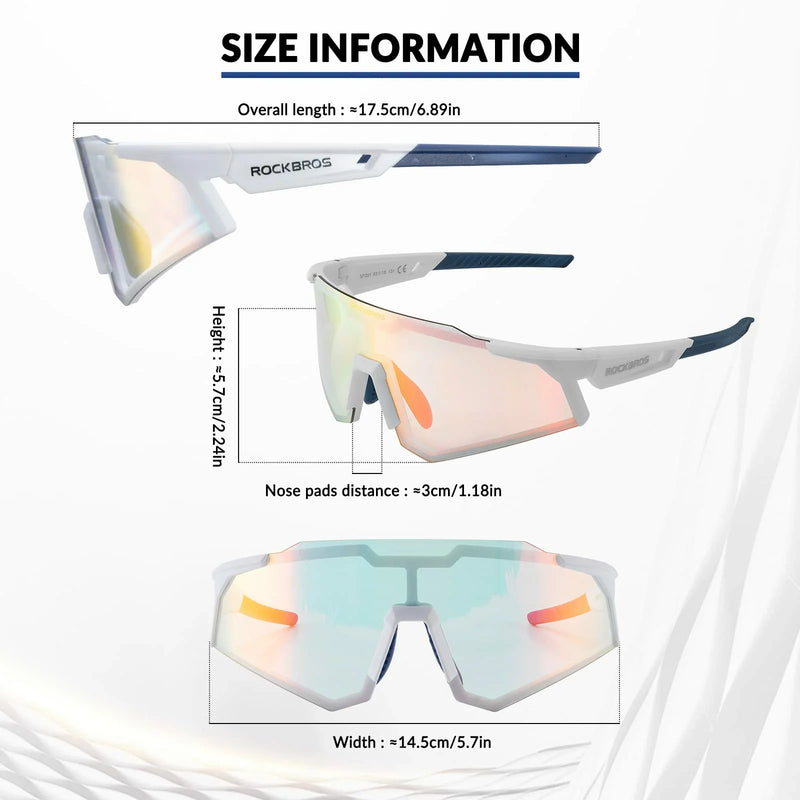 Load image into Gallery viewer, Unisex Transition Sports Sunglasses for Cycling
