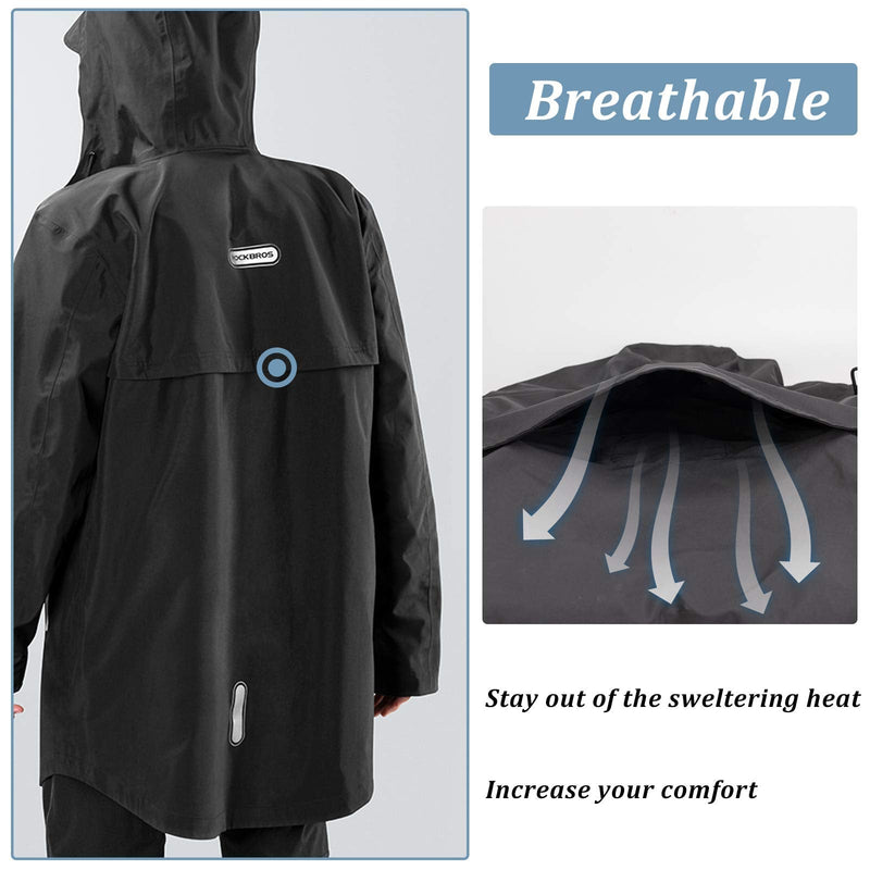 Load image into Gallery viewer, Waterproof Raincoat &amp; Overtrousers for Men Women with Reflective
