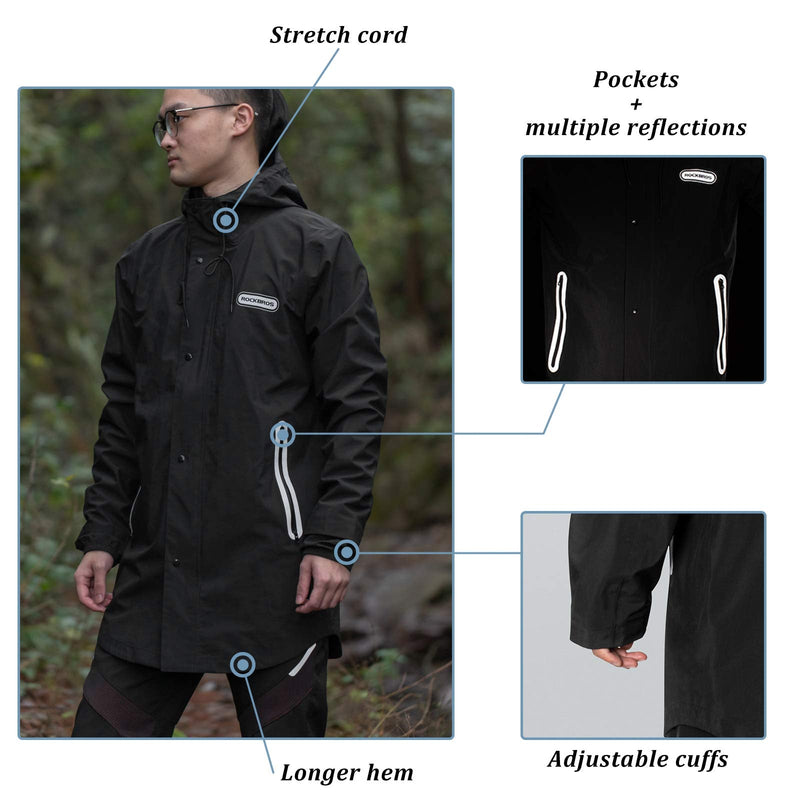 Load image into Gallery viewer, Waterproof Raincoat for Men Women with Reflective
