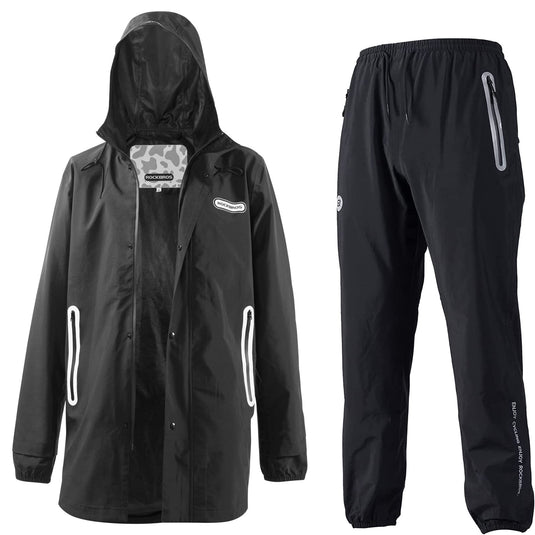 Waterproof Raincoat & Overtrousers for Men Women with Reflective