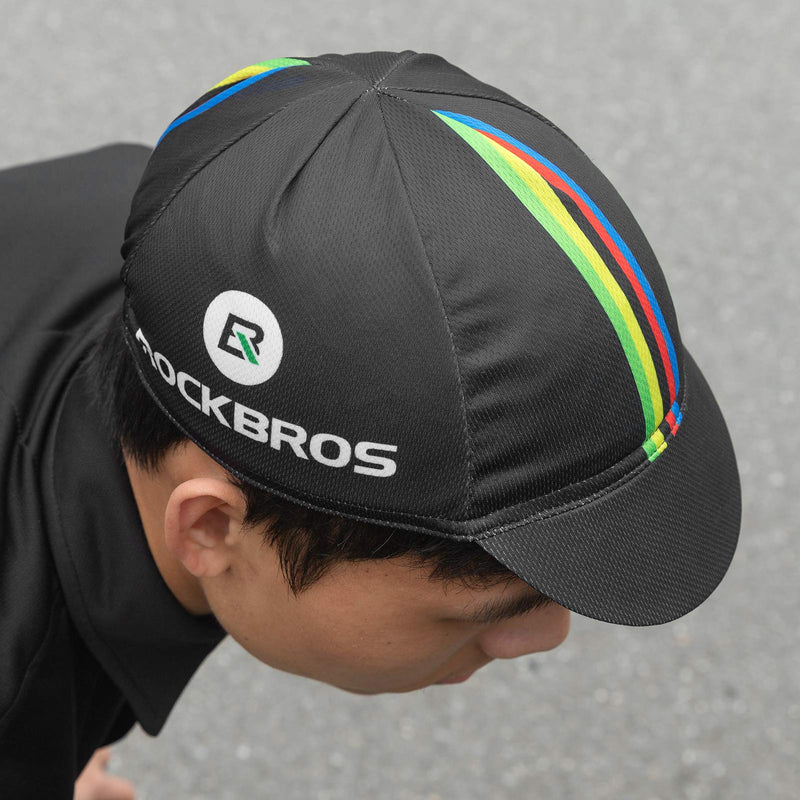 Load image into Gallery viewer, ROCKBROS Cycling Cap Sun Visor Ployester Breathable Rainbow Hat for Men Women
