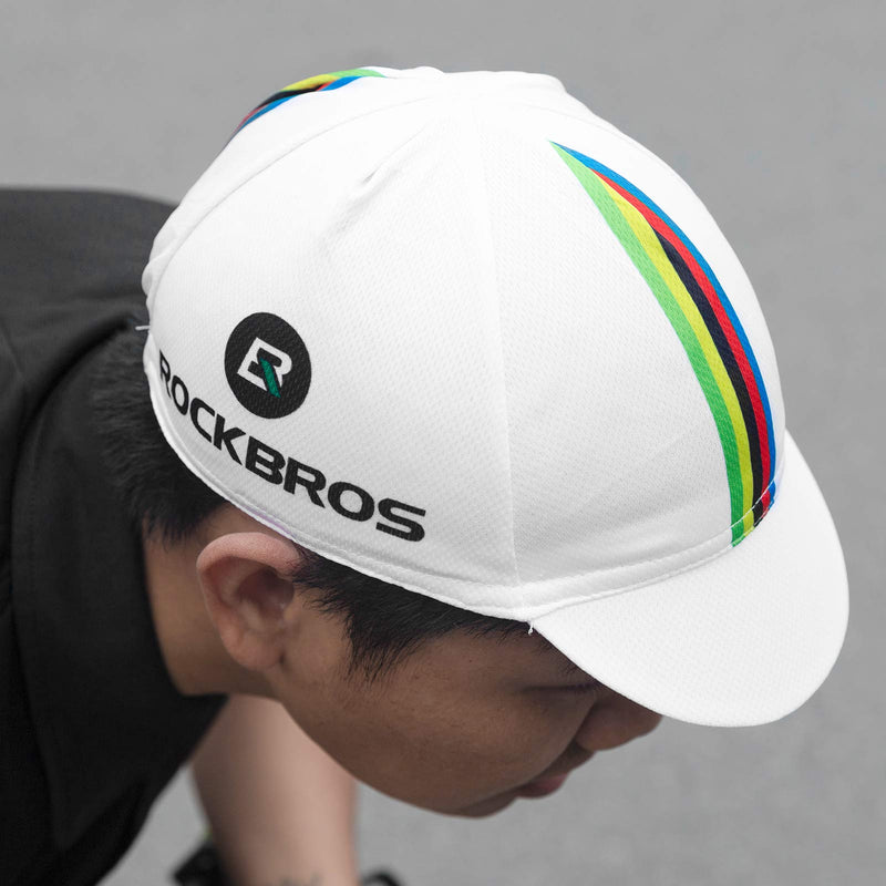 Load image into Gallery viewer, ROCKBROS Cycling Cap Sun Visor Ployester Breathable Rainbow Hat for Men Women
