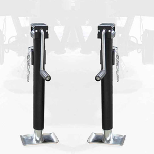 Overland Vehicle Systems Rear Support Jacks (Pair) for Off Road Trailer