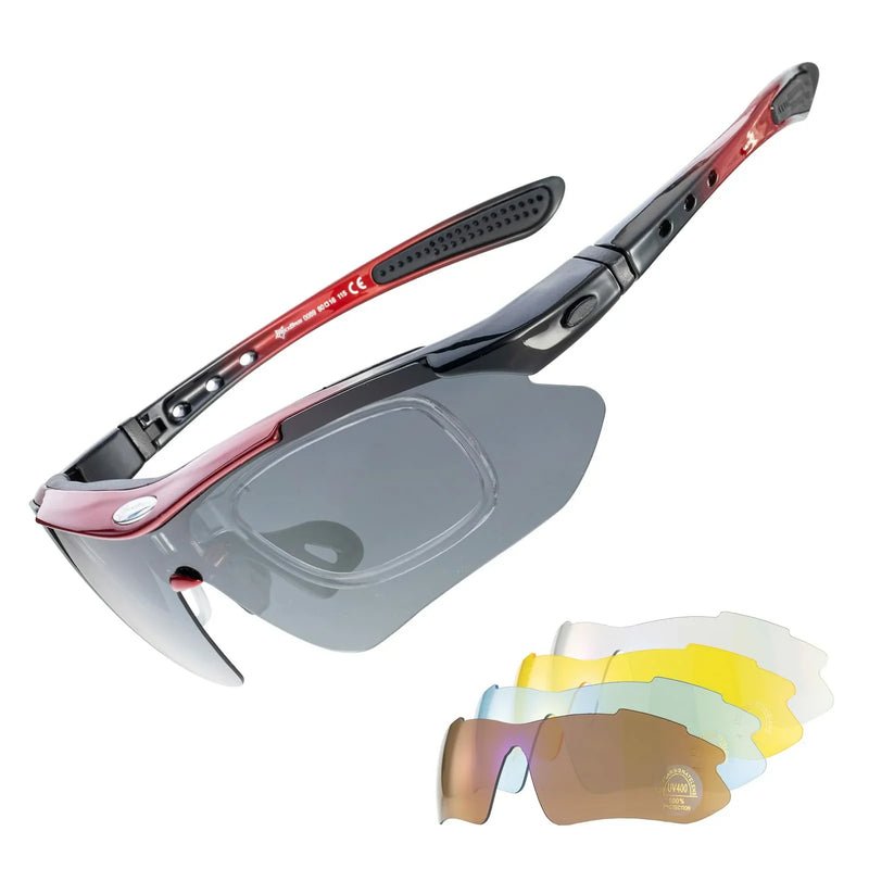 Load image into Gallery viewer, Polarized Sports Sunglasses for Cycling

