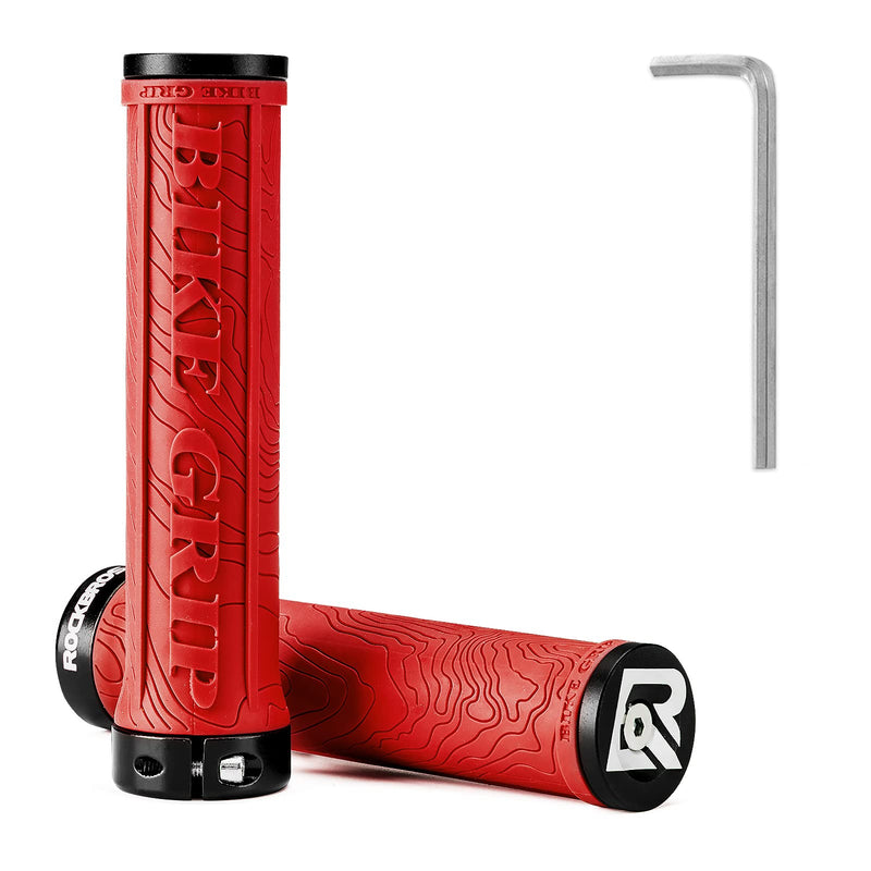 Load image into Gallery viewer, ROCKBROS Bike Handlebar Grips Double Lock-on MTB Bicycle Handle Bar Grips

