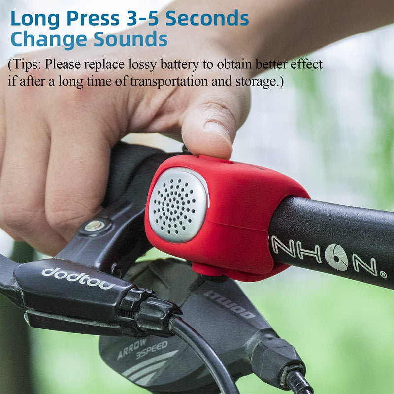 Load image into Gallery viewer, ROCKBROS Electric Bicycle Bells Loud Horn Ring Rainproof 3 Modes 90DB
