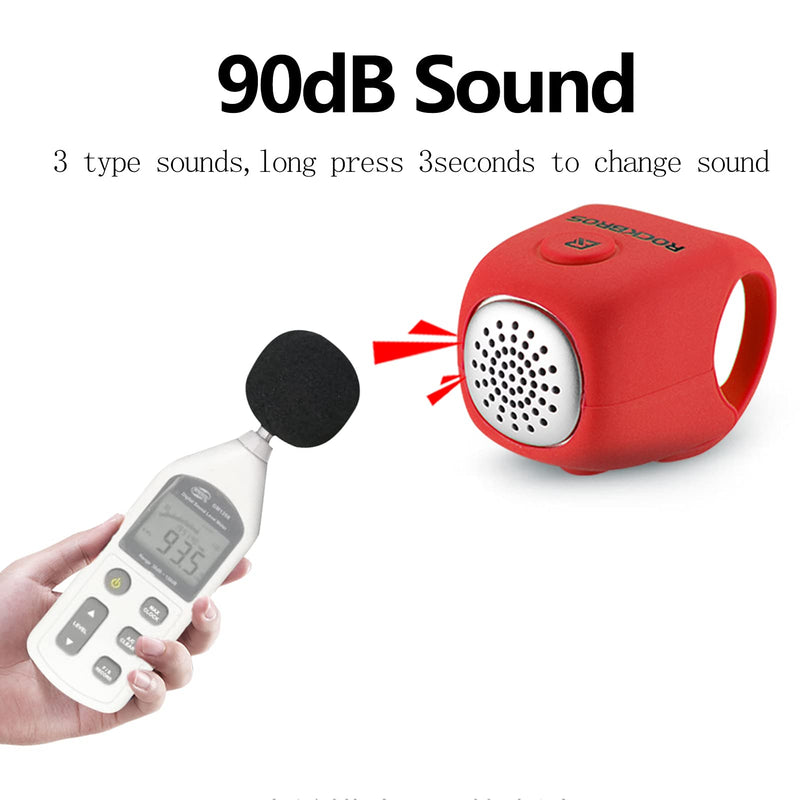 Load image into Gallery viewer, ROCKBROS Electric Bicycle Bells Loud Horn Ring Rainproof 3 Modes 90DB
