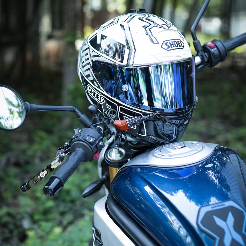 Load image into Gallery viewer, ROCKBROS Lightweight Helmet Lock, Resettable Combination Cable Lock for Bike &amp; Luggage
