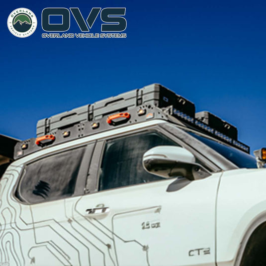 Overland Vehicle Systems Ruff Rax 2021-2026 Rivian R1T Roof Rack