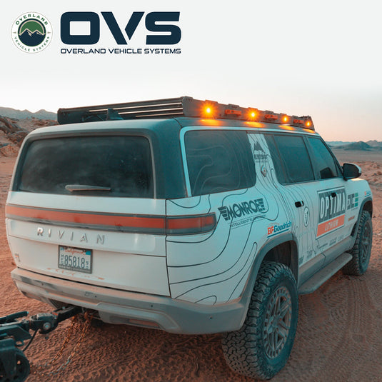 Overland Vehicle Systems Ruff Rax 2022-2026 Rivian R1S Roof Rack