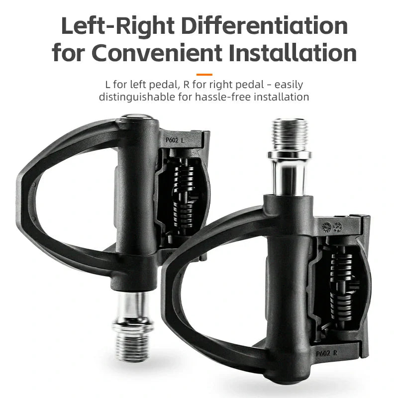 Load image into Gallery viewer, Road MTB Lightweight Clipless Bicycle Pedals 9/16'' with SPD-SL System
