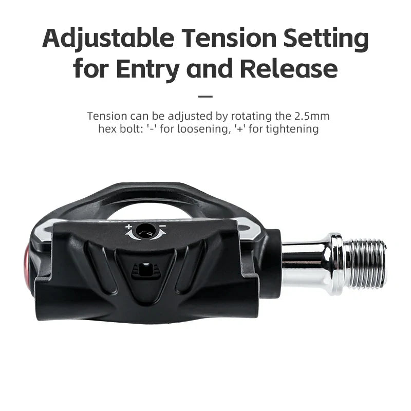 Load image into Gallery viewer, Road MTB Lightweight Clipless Bicycle Pedals 9/16'' with SPD-SL System
