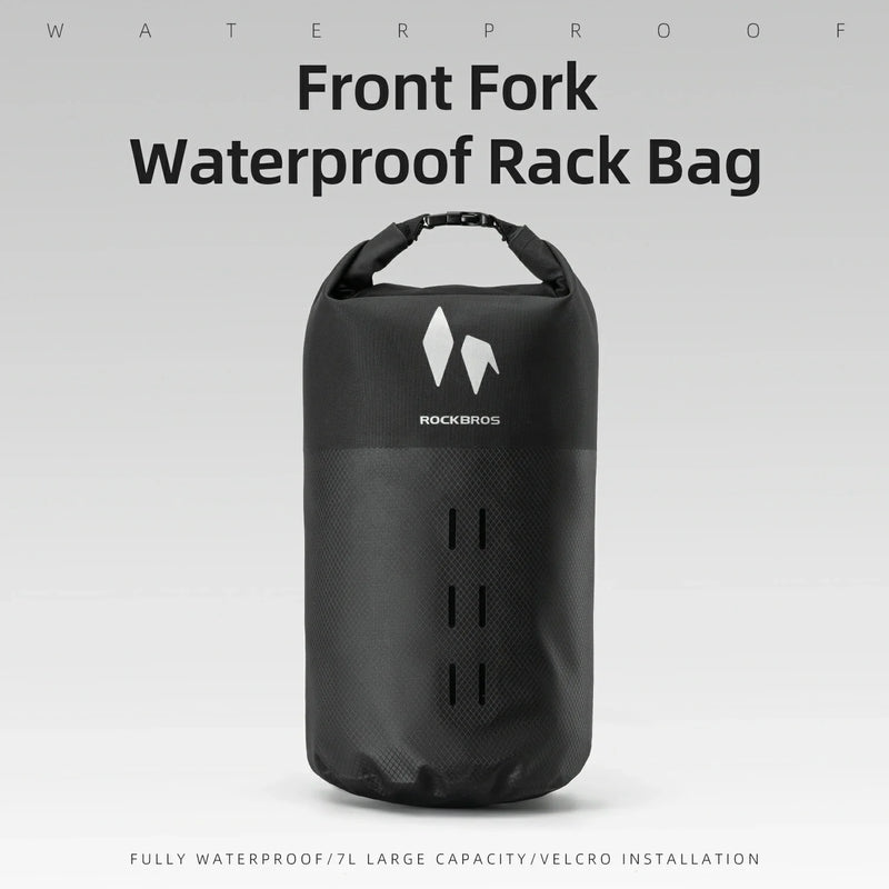 Load image into Gallery viewer, RideMate 100% Waterproof Front Fork Rack Bag 7L
