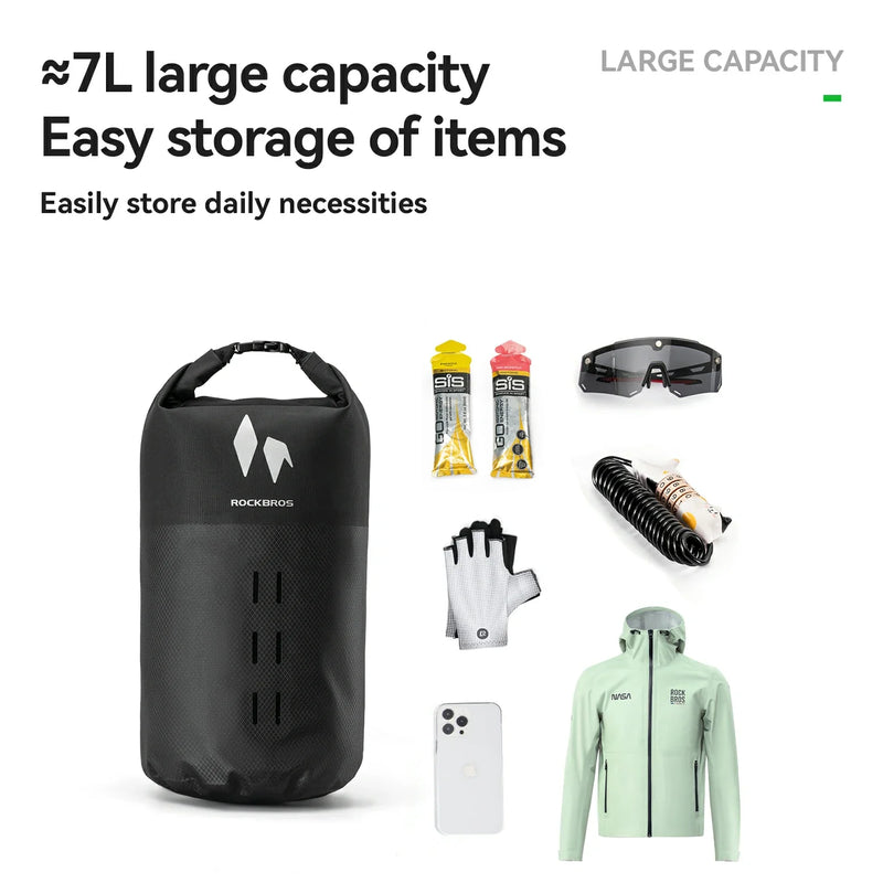 Load image into Gallery viewer, RideMate 100% Waterproof Front Fork Rack Bag 7L
