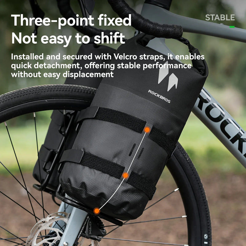 Load image into Gallery viewer, RideMate 100% Waterproof Front Fork Rack Bag 7L
