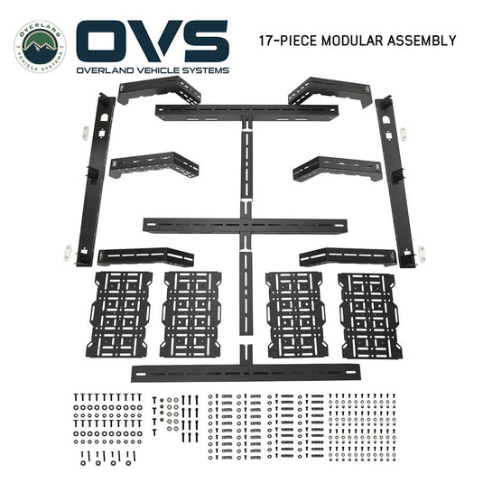 Overland Vehicle Systems Ruff Rax 2021-2026 Rivian R1T 4.5 ft Bed Rack