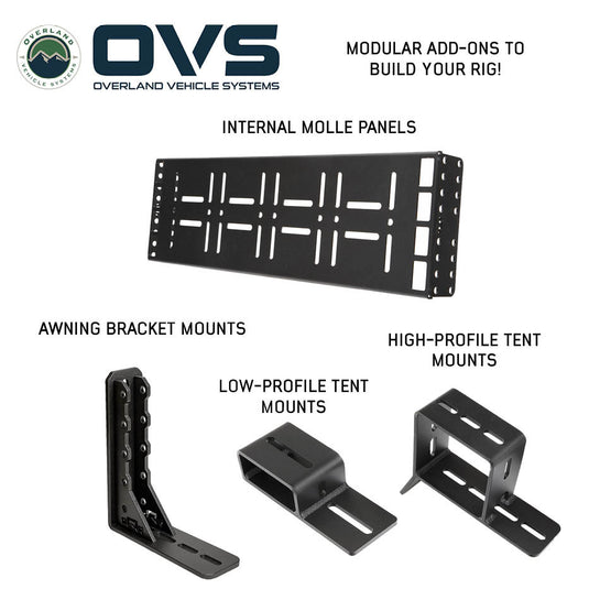 Overland Vehicle Systems Ruff Rax 2021-2026 Rivian R1T 4.5 ft Bed Rack