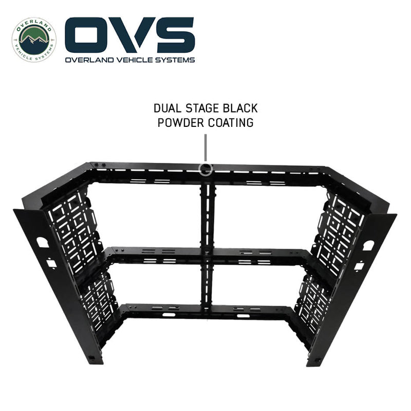 Load image into Gallery viewer, Overland Vehicle Systems Ruff Rax 2021-2026 Rivian R1T 4.5 ft Bed Rack
