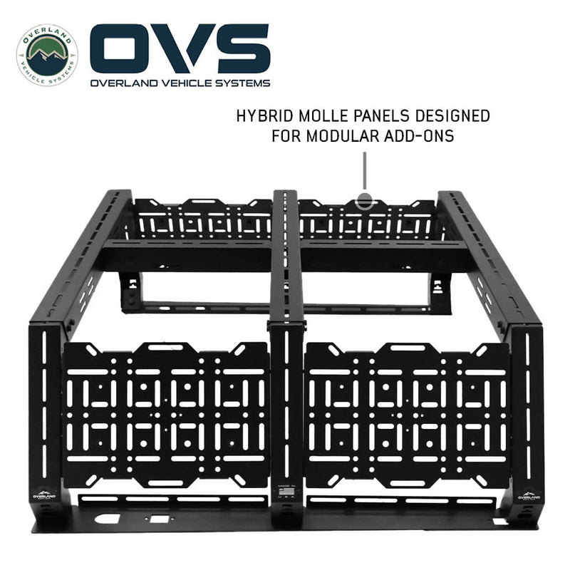 Load image into Gallery viewer, Overland Vehicle Systems Ruff Rax 2021-2026 Rivian R1T 4.5 ft Bed Rack
