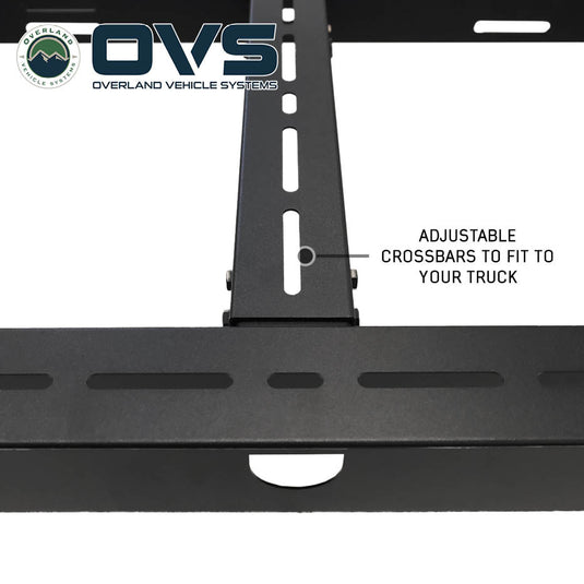 Overland Vehicle Systems Ruff Rax 2021-2026 Rivian R1T 4.5 ft Bed Rack