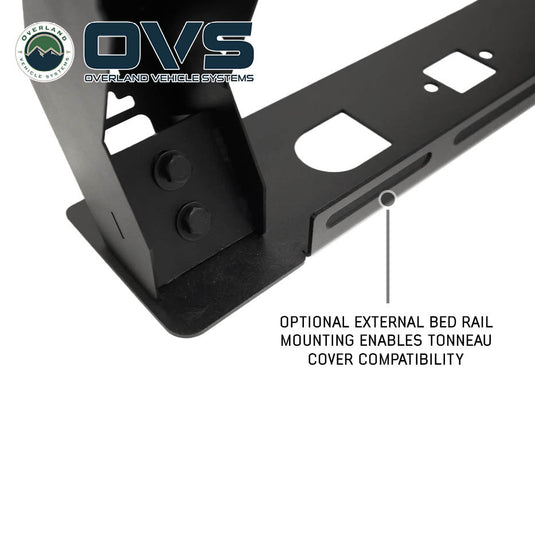 Overland Vehicle Systems Ruff Rax 2021-2026 Rivian R1T 4.5 ft Bed Rack