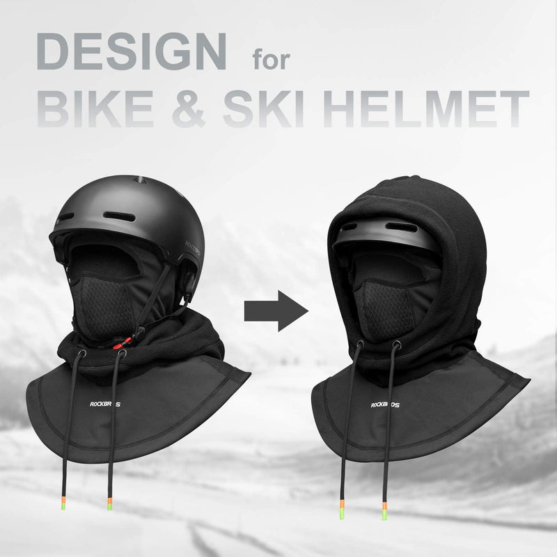 Load image into Gallery viewer, ROCKBROS Ski Balaclava Thermal Fleece Balaclava for Cold Weather Winter Men

