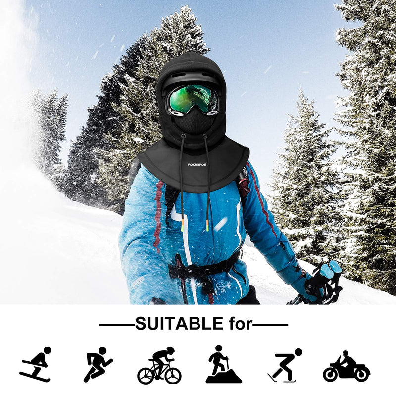 Load image into Gallery viewer, ROCKBROS Ski Balaclava Thermal Fleece Balaclava for Cold Weather Winter Men
