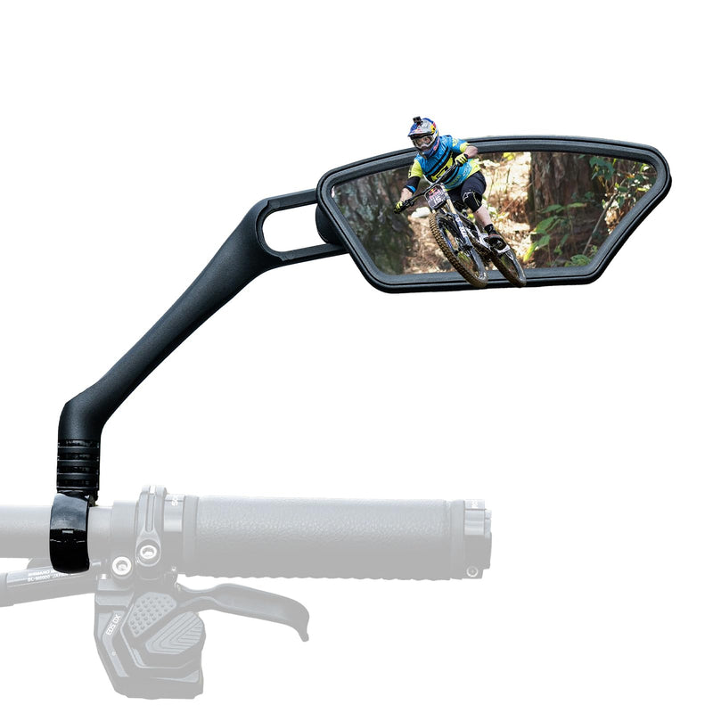 Load image into Gallery viewer, ROCKBROS HD Blast-Resistant Bike Mirror Adjustable Handlebar Mount 21-26mm
