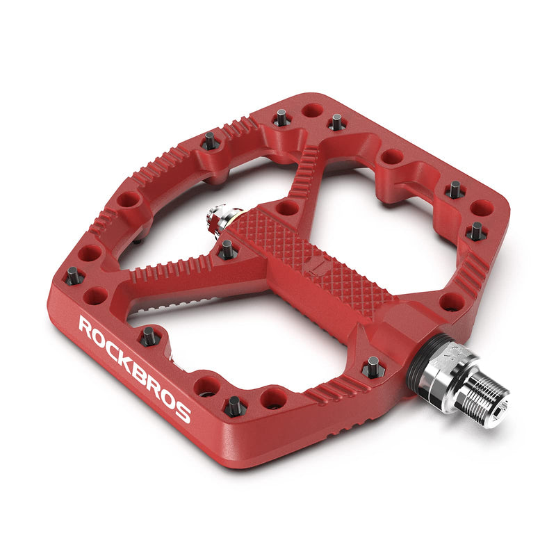 Load image into Gallery viewer, ROCKBROS Mountain Bike Pedals Flat MTB Pedals Nylon Fiber Bicycle Platform Pedals
