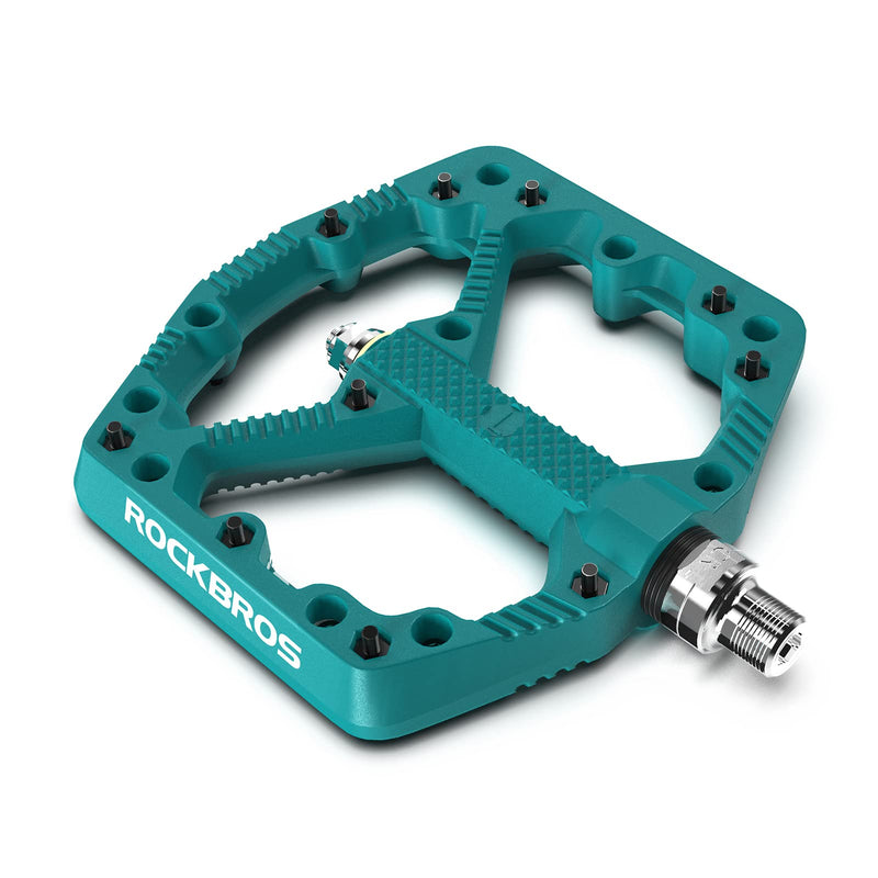Load image into Gallery viewer, ROCKBROS Mountain Bike Pedals Flat MTB Pedals Nylon Fiber Bicycle Platform Pedals
