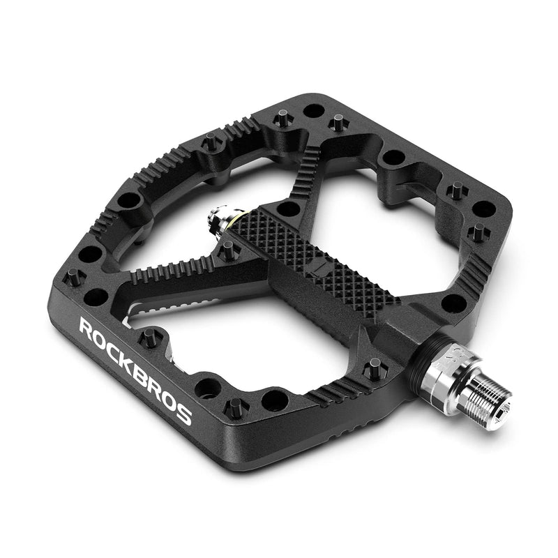 Load image into Gallery viewer, ROCKBROS Mountain Bike Pedals Flat MTB Pedals Nylon Fiber Bicycle Platform Pedals
