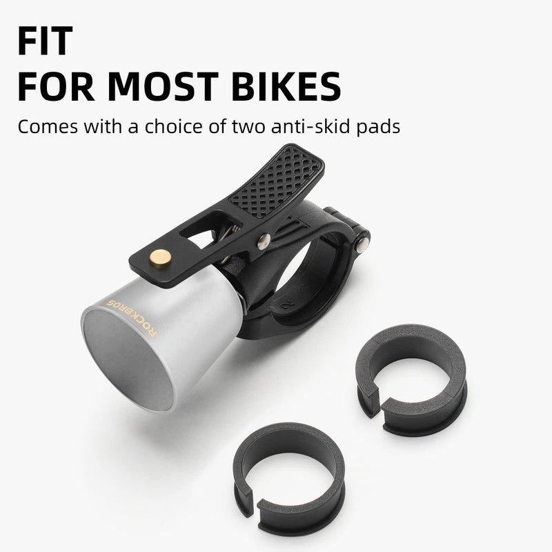 Load image into Gallery viewer, ROCKBROS Classic Brass Bike Bell Loud Easy Install Fits Most Handlebars
