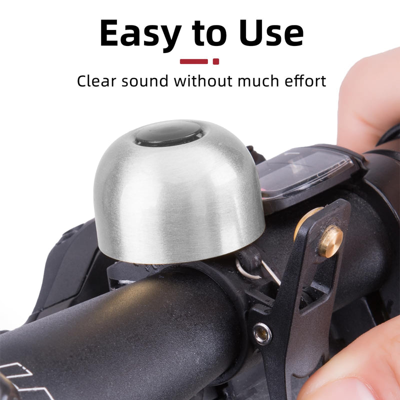 Load image into Gallery viewer, ROCKBROS Copper Alloy Bike Bell, Loud Classic Ring, Fits 21-23mm Handlebars for Adults
