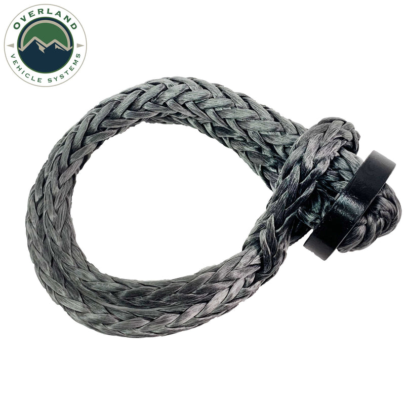 Load image into Gallery viewer, Overland Vehicle Systems Soft Shackle 5/8&quot; 44,500 Lb. With Collar - 22&quot; With Storage Bag
